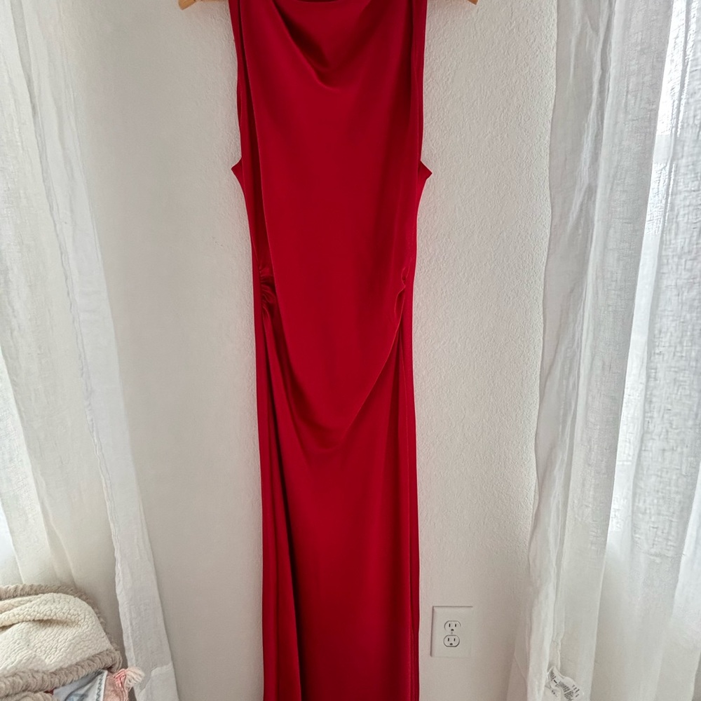 Zara Red Evening Gown